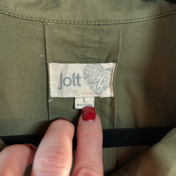 Jolt Army Green Jacket - Picture 3 of 6